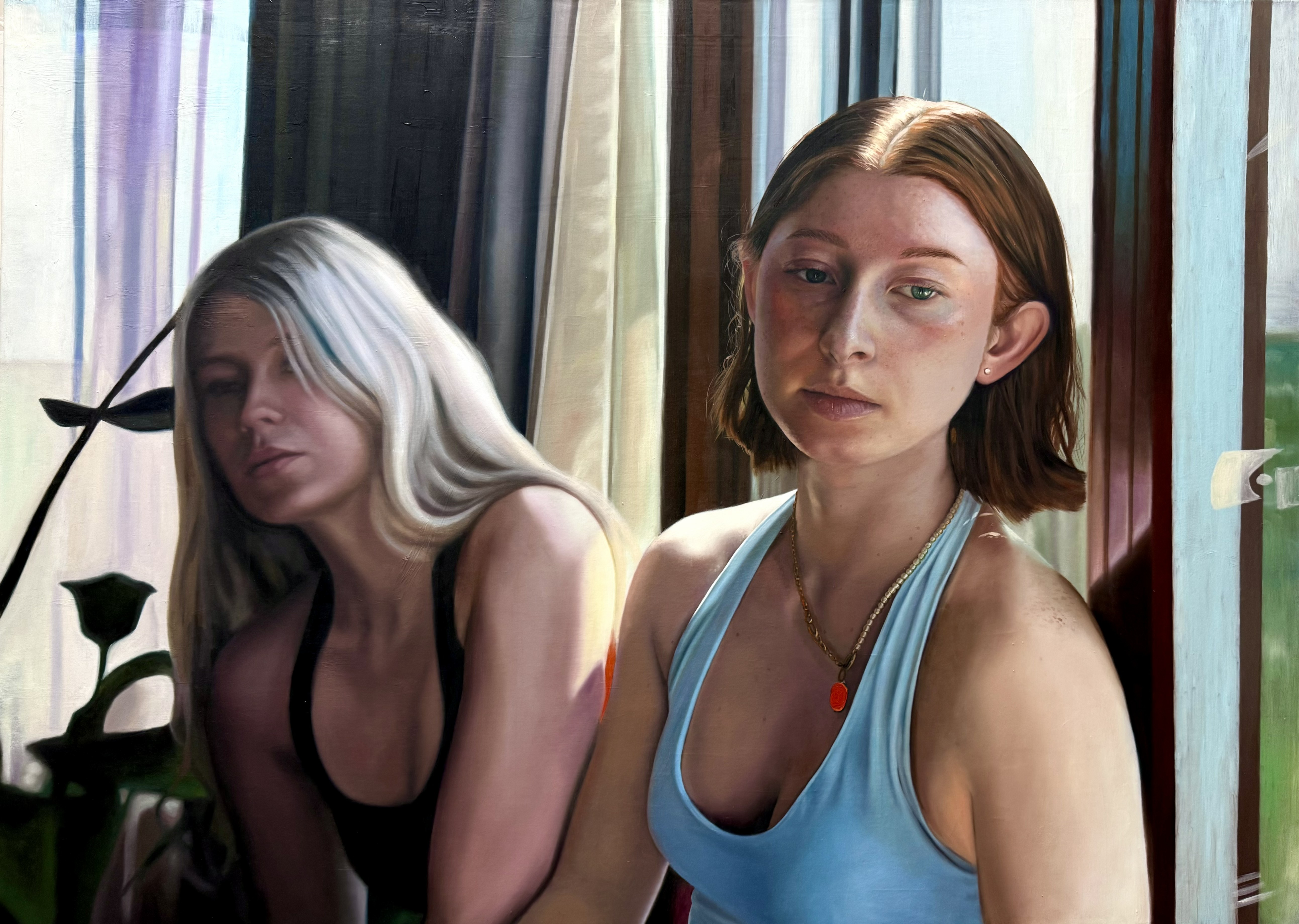Dominika, olej na płótnie, 180x160cm, 2026